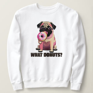 Sudadera "¿QUÉ DONUTS?" Cachorro de cachorro comiendo un do