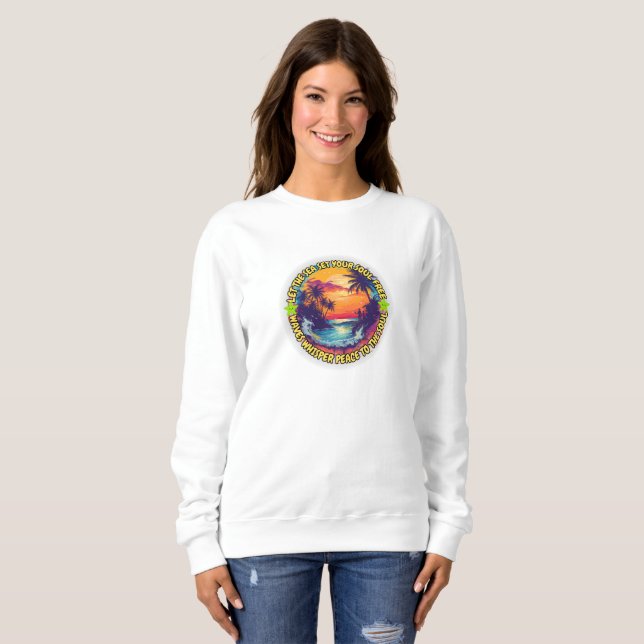 Sudadera Que el mar libere tu alma (Anverso completo)