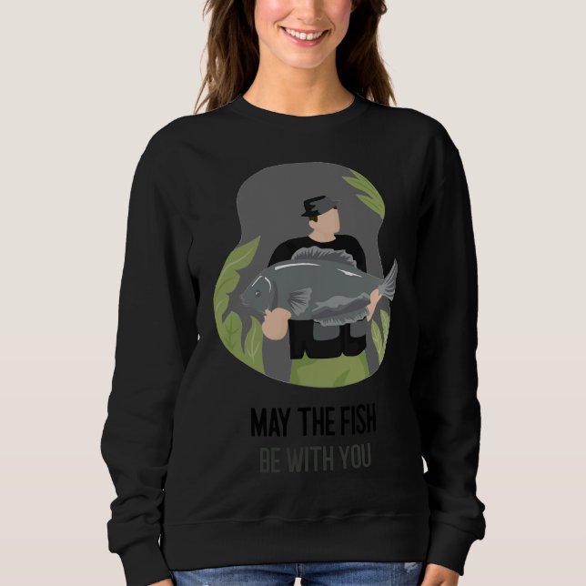 Sudadera Que El Pescado Esté Con Usted 857 (Anverso)