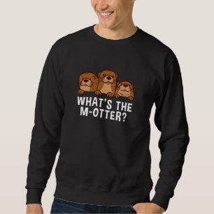 Sudadera ¿Qué es el Chiste de M Otter Dad en el mar de Punc