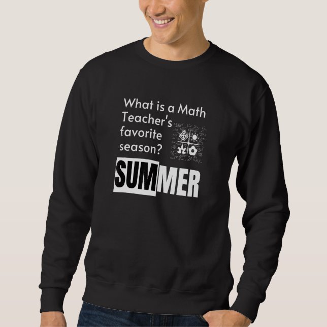 Sudadera ¿Qué es el té matemático favorito de un profesor d (Anverso)
