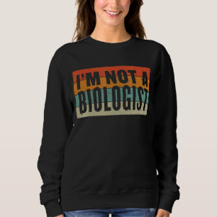 Sudadera ¿Qué es una mujer? No soy un biólogo estilo retro