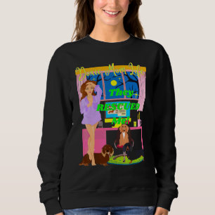 Sudadera Qué gracioso Doxie Mom Life Me Rescataron Dachshun