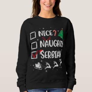 Sudadera Qué gracioso Navidades serbios de Santa Hat Xma