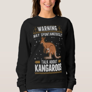 Sudadera Que Hable Espontáneamente De Kangaroos