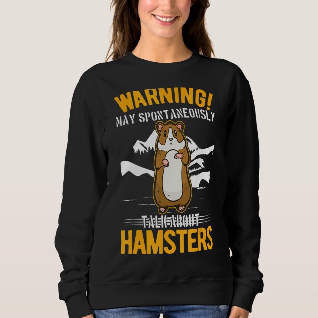 Sudadera Que Hable Espontáneamente Sobre Hamsters 1 (Anverso)