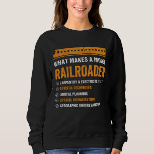 Sudadera Qué hace que un ferroviario modelo Carpintería y e