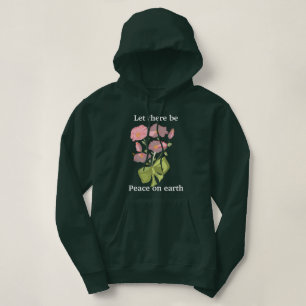 Sudadera Que haya paz en la Tierra - Floral