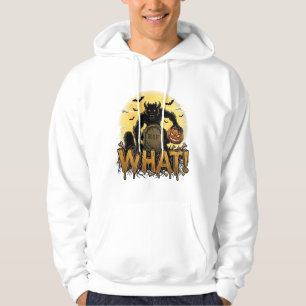 Sudadera Qué Lápida de Calabaza de Hombre Lobo Luna Llena
