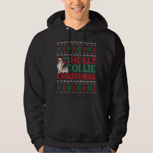 Sudadera Que los Navidades de Holly Collie Dog Ugly Xmas