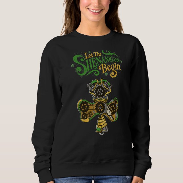 Sudadera Que Los Shenanigans Empiecen Las Ropas Steampunk S (Anverso)