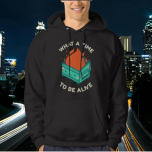 Sudadera Qué momento para estar viva