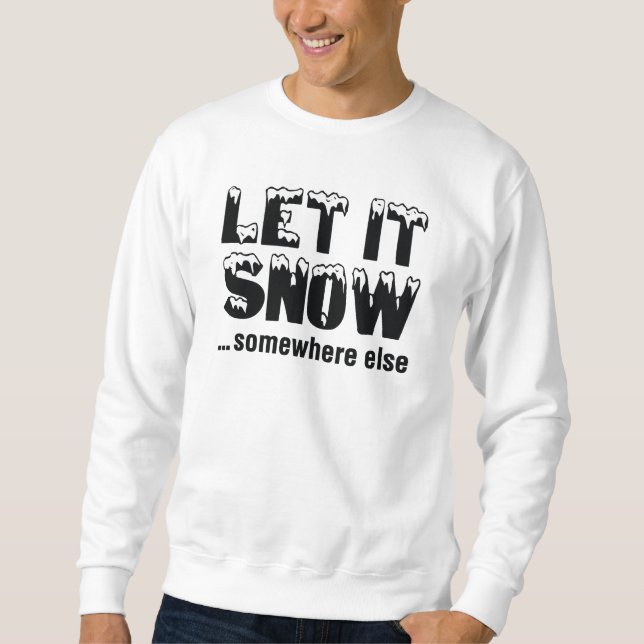 Sudadera Que Nieva... En Otro Lugar. (Anverso)