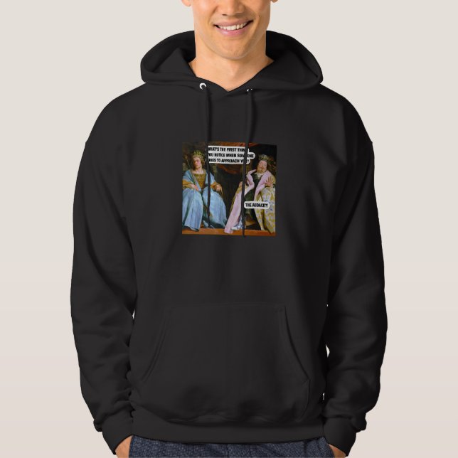 Sudadera ¿Qué Nota Cuando Alguien Se Acerca A Usted? (Anverso)