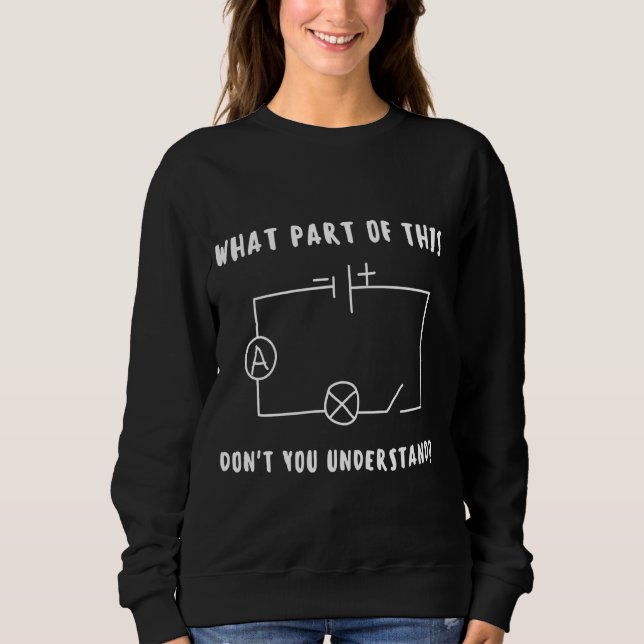 Sudadera ¿Qué Parte De Este Chiste Científico Pozitiv? (Anverso)
