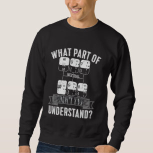 Sudadera ¿Qué parte de no entiendes al Camión Camionero Dr.