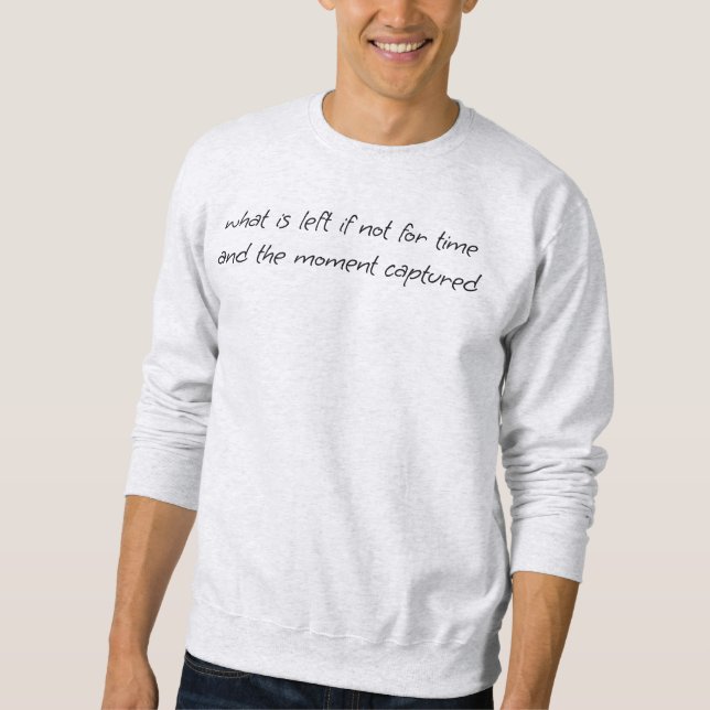 Sudadera ¿Qué queda del sudadero básico de los hombres? (Anverso)