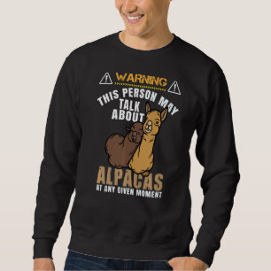 Sudadera Que se hable de Alpacas Llama Alpaca