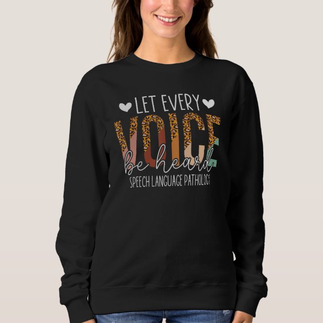 Sudadera Que se oiga cada voz - Paleta de lenguaje de voz d (Anverso)