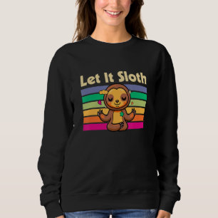 Sudadera Que Sloth Sayings Cita a Lazy Anima