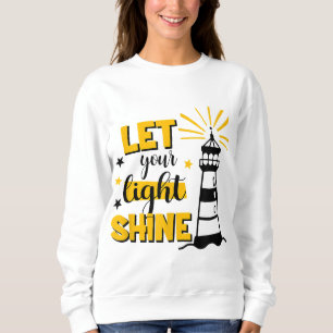 Sudadera Que Su Luz Brille La Fe Cristiana Jesús Dios Menti