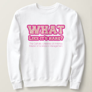 Sudadera ¿Qué tal si fuera una escuela de graduación dur
