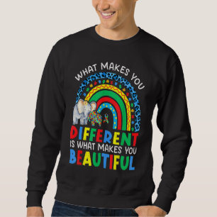 Sudadera Qué te hace diferente Elefante Mamá Niño Autismo