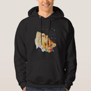 Sudadera ¿Qué te hace diferente madre de león, niño de auti