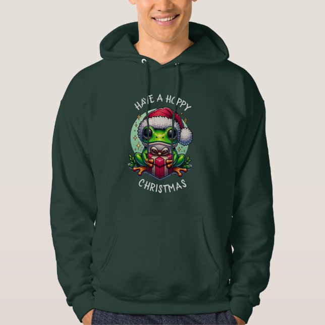 Sudadera Que tengan Navidades amordazados | Pun de rana (Anverso)