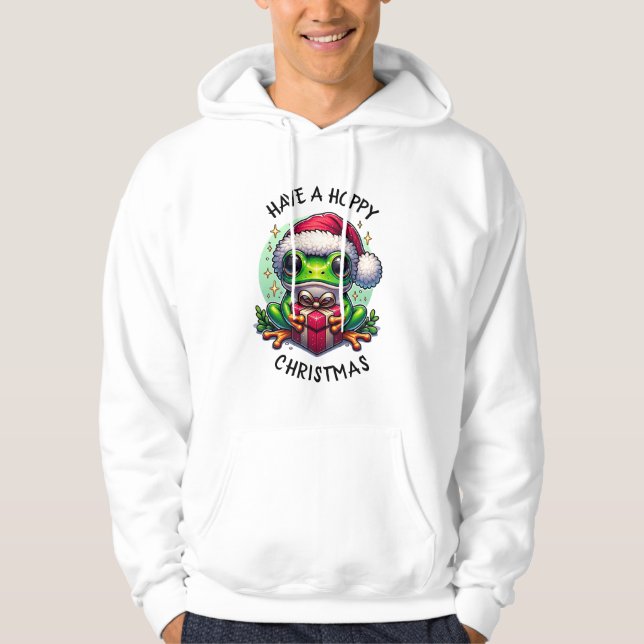 Sudadera Que tengan Navidades amordazados | Pun de rana (Anverso)