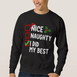 Sudadera Qué travieso hice mi mejor familia de Navidades