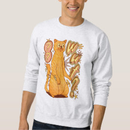 Sudadera ¿Qué? / Un Ilustracion de gato Naranja