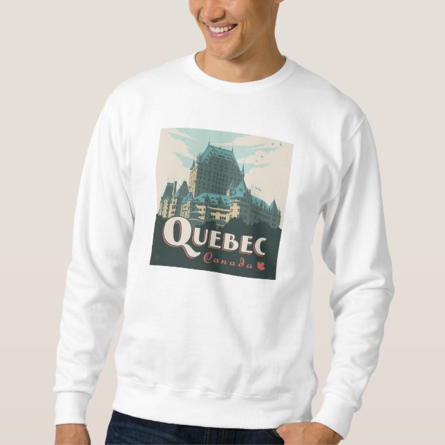 Sudadera Quebec Canadá | Château Frontenac (Anverso)
