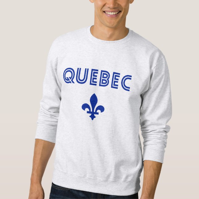 Sudadera Quebec Retro (Anverso)