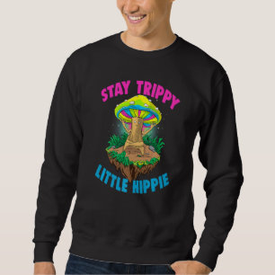 Sudadera Quédate Trippy Pequeño Hippie Hongo Psilocibina M