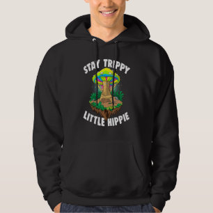 Sudadera Quédate Trippy Pequeño Hippie  Hongos Psilocibina 