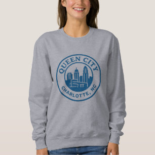 Sudadera Queen City Charlotte NC Seal - Circo de Skyline mo