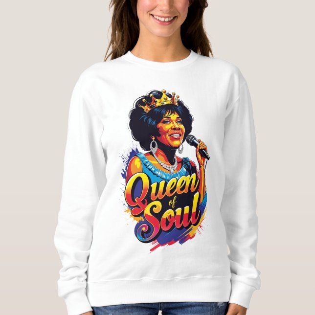 Sudadera  Queen of Soul (Anverso)