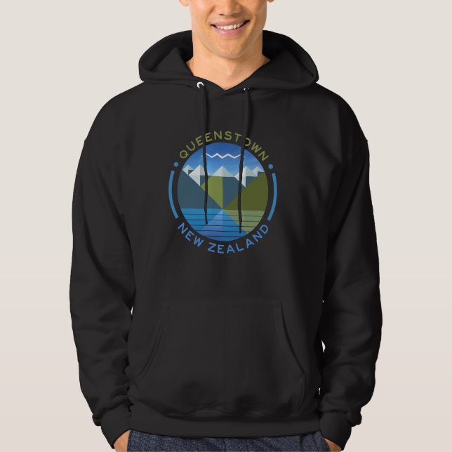 SUDADERA QUEENSTOWN NEW ZEALAND HOODIE (Anverso)