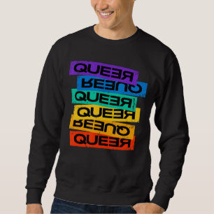 Sudadera Queer Lgbtq Bandera del Orgullo Gay Lesbiana Arcoi