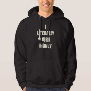 Sudadera Quemo dinero literalmente