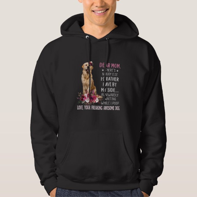 Sudadera Querida madre dueña de perro feliz día de la madre (Anverso)