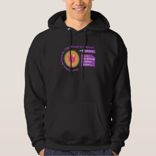 Sudadera Querida Persona Colorida Detrás De Mi Mundo Es Mej