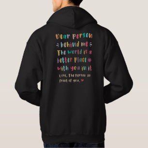 Sudadera Querida persona detrás de mi camiseta