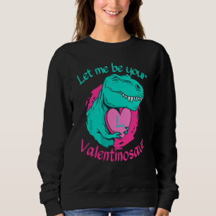 Sudadera Querido L Inicial Déjame junto a tu Día de San Val
