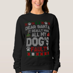 Sudadera Querido Papá Noel, De Verdad Fueron Todos Mis Perr