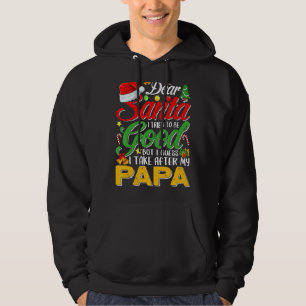 Sudadera Querido Papá Noel Intenté Ser Bueno, Pero Me Encar