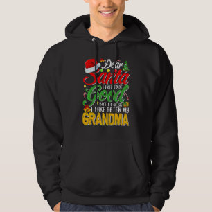 Sudadera Querido Papá Noel Intenté Ser Bueno, Pero Me Encar