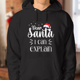 Sudadera Querido Papá Noel, puedo explicarle a los Navidade