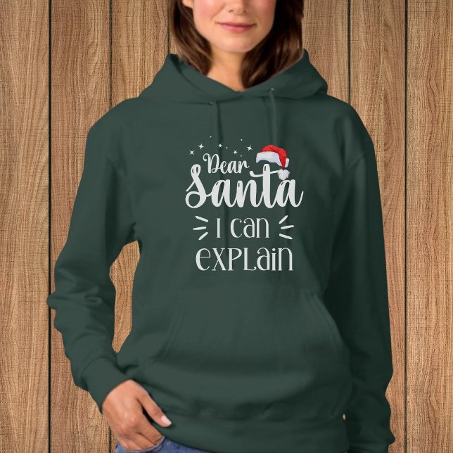 Sudadera Querido Papá Noel, puedo explicarle a Navidades gr (Subido por el creador)